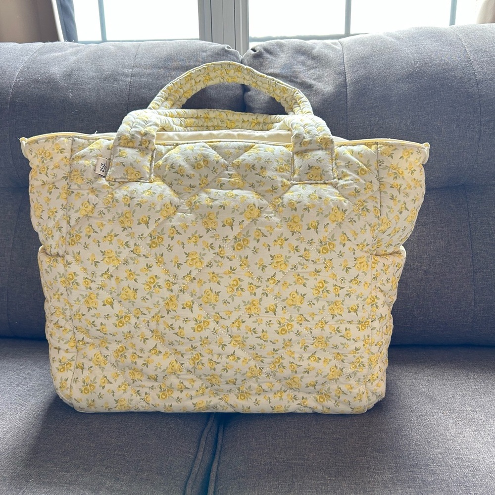 BEIS diaper bag floral tote